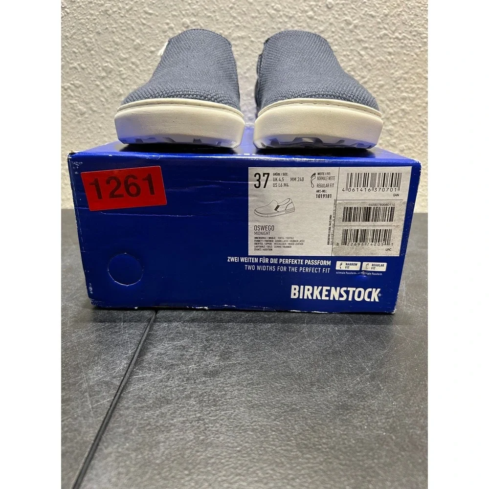 Birkenstock Oswego Textile Midnight Blue EU 37 US L6 M4 Womens